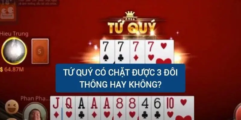 Tứ Quý Có Chặt Được 3 Đôi Thông Không? - Giải Đáp Thắc Mắc  1 tu-quy-co-chat-duoc-3-doi-thong-khong-khai-niem